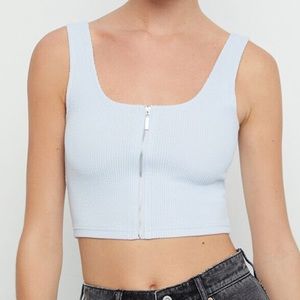 NWT baby blue tank top size XS